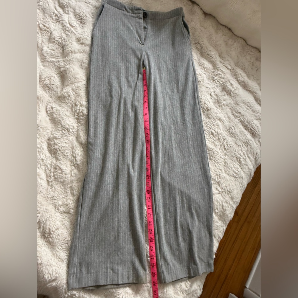 Rachel Zoe Gray Wide-Leg Trousers